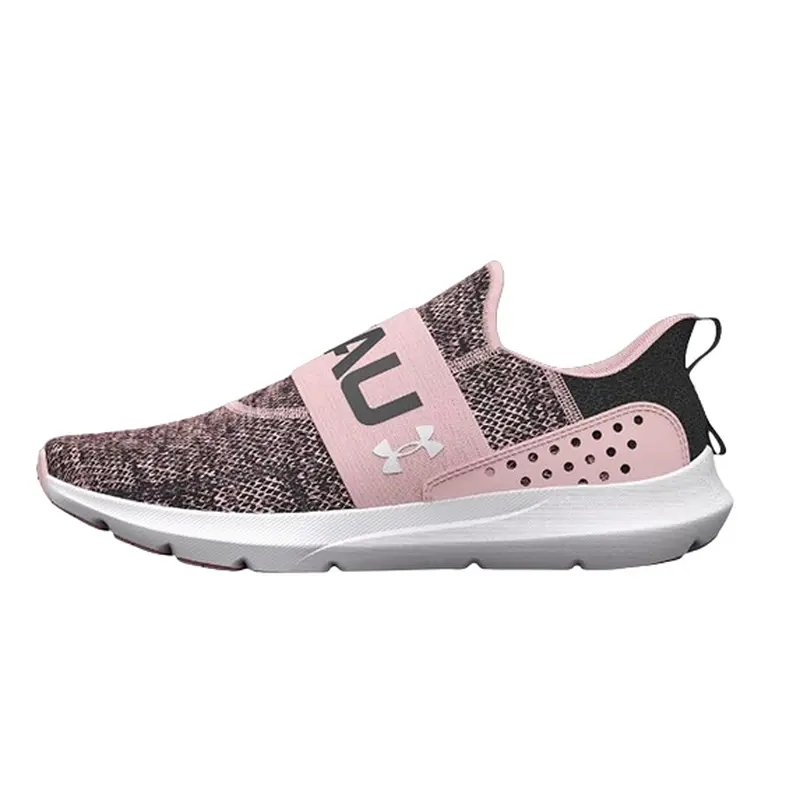 UNDER ARMOUR WOMENS TENNIS SHOE PINK UA W SURGE 3 SLIP, 3026507-600