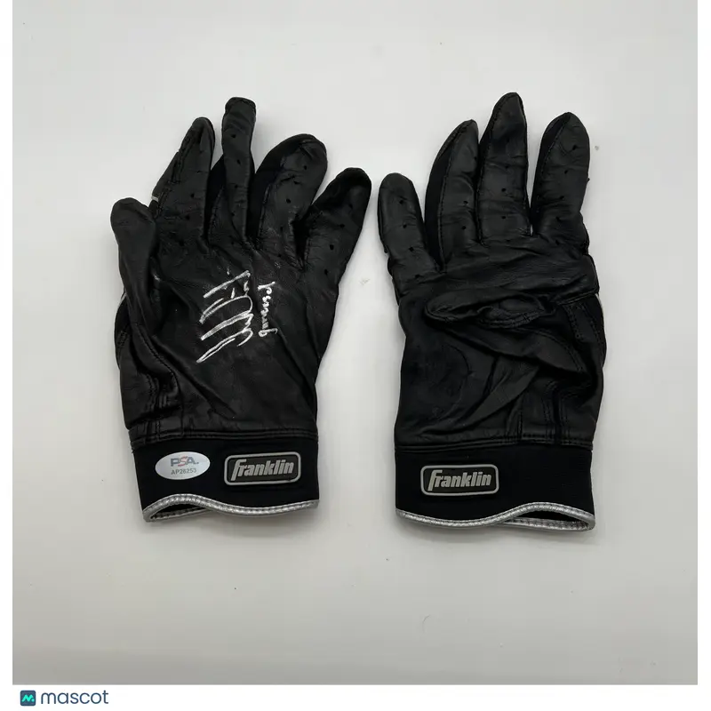 Jack Suwinski Signed Pittsburgh Pirates Batting Gloves PSA