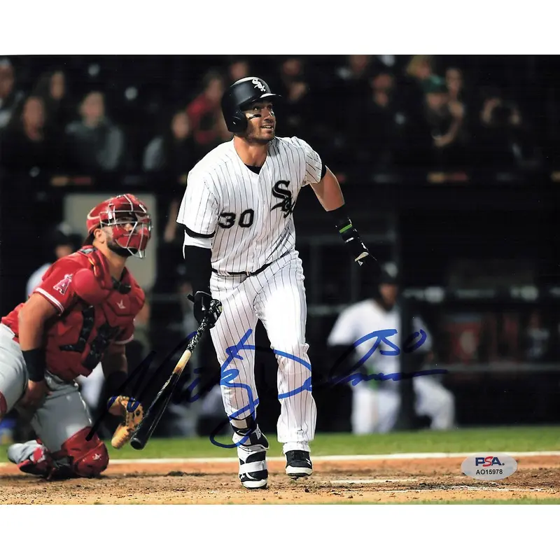 Nicky Delmonico signed 8x10 photo PSA/DNA Autographed Chicago White Sox