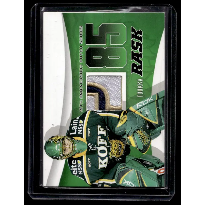 2010-11 Cardset Finland - 12th Anniversary Patch - Tuukka Rask /100