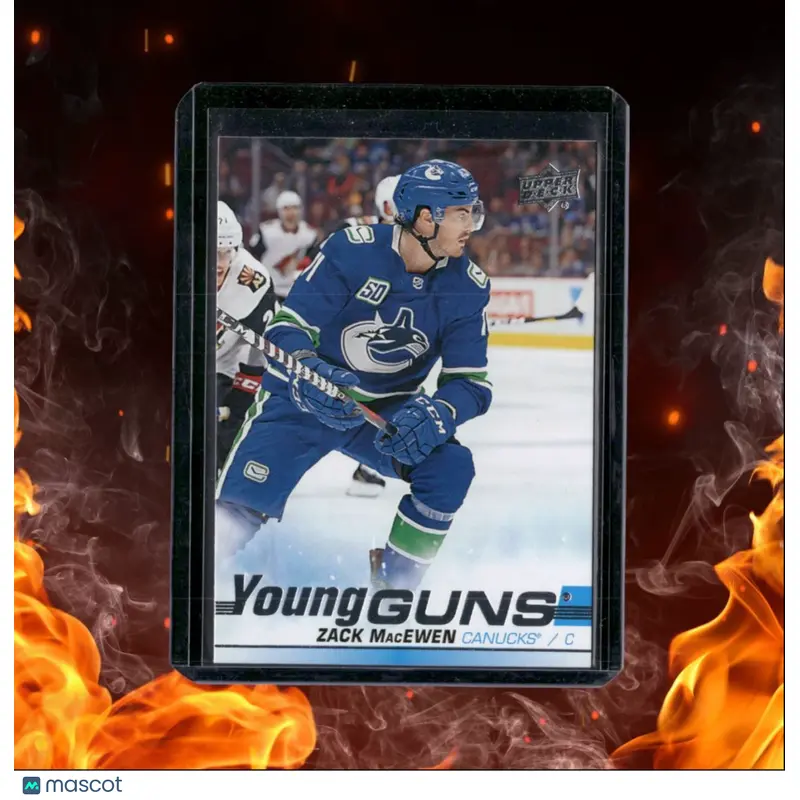 2019-20 Upper Deck Zack MacEwen Young Guns Rookie #244