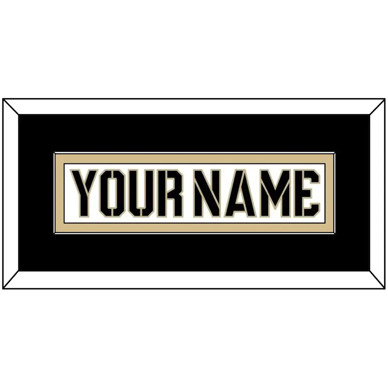 Army Hockey Nameplate - Home White (2017-2018) - Single Mat 3