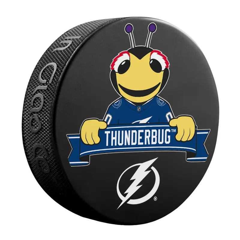 NHL Tampa Bay Lightning Mascot Souvenir Hockey Puck