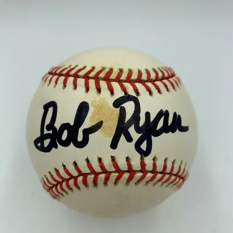 Bob Ryan Boston Globe Signed Baseball Pardon The Interruption ESPN JSA COA
