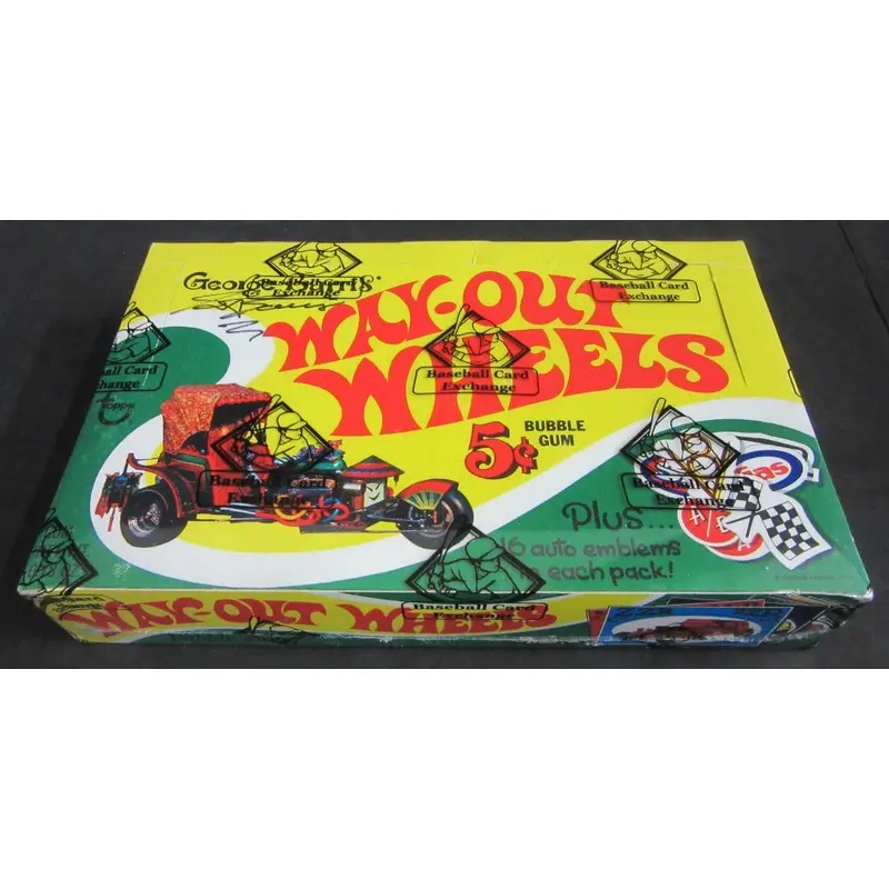 1970 Topps Way Out Wheels Unopened Wax Box (Authenticate)