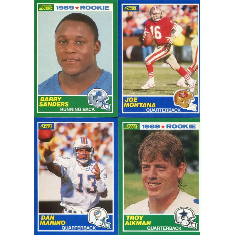 1989 Score Football Complete Set NM NM/MT (330) (23-221)