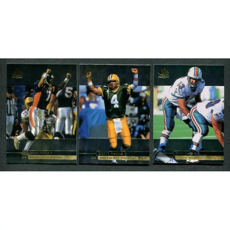 1998 Upper Deck SP Authentic Football Complete Base Set (84) NM/MT MT