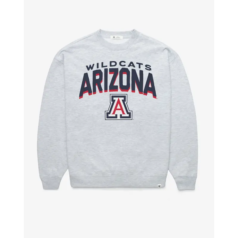 ARIZONA WILDCATS CAMPUS ARCH CLOUD '47 OVERSIZED CREW WOMENS