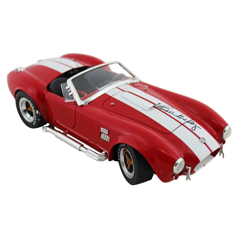 Carroll Shelby Authentic Signed Shelby Cobra Die Cast Car PSA/DNA Holo #AI05939