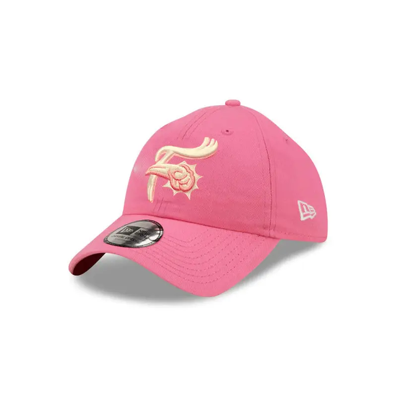 New Era 9Twenty Youth Casual Classic Pink F-Fist Logo Adjustable Hat