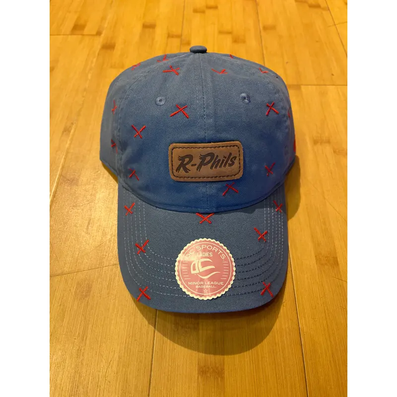 OC Sports Ladies South Paw Crossed Bats Cotton Stitched Hat