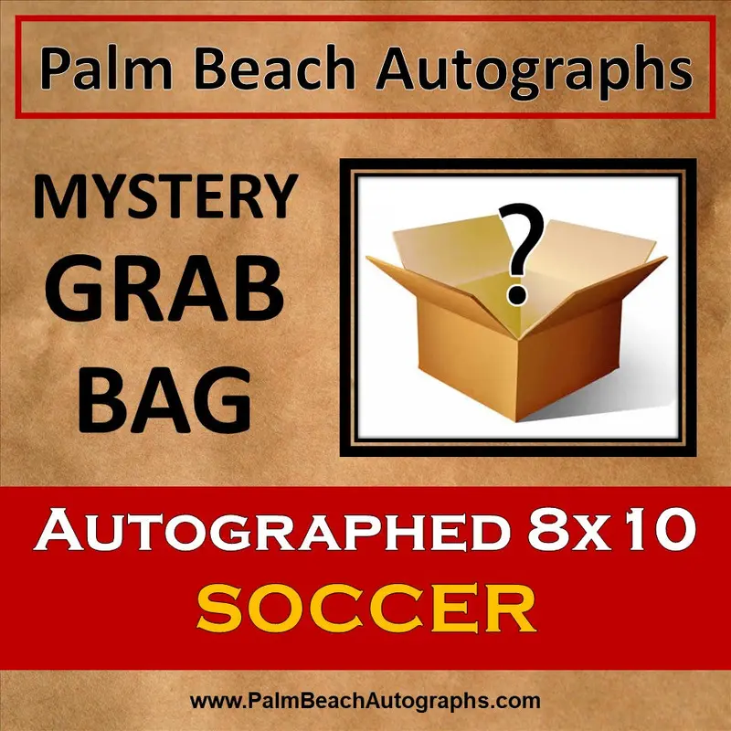 MYSTERY GRAB BAG - Soccer Autographed 8x10 Photo