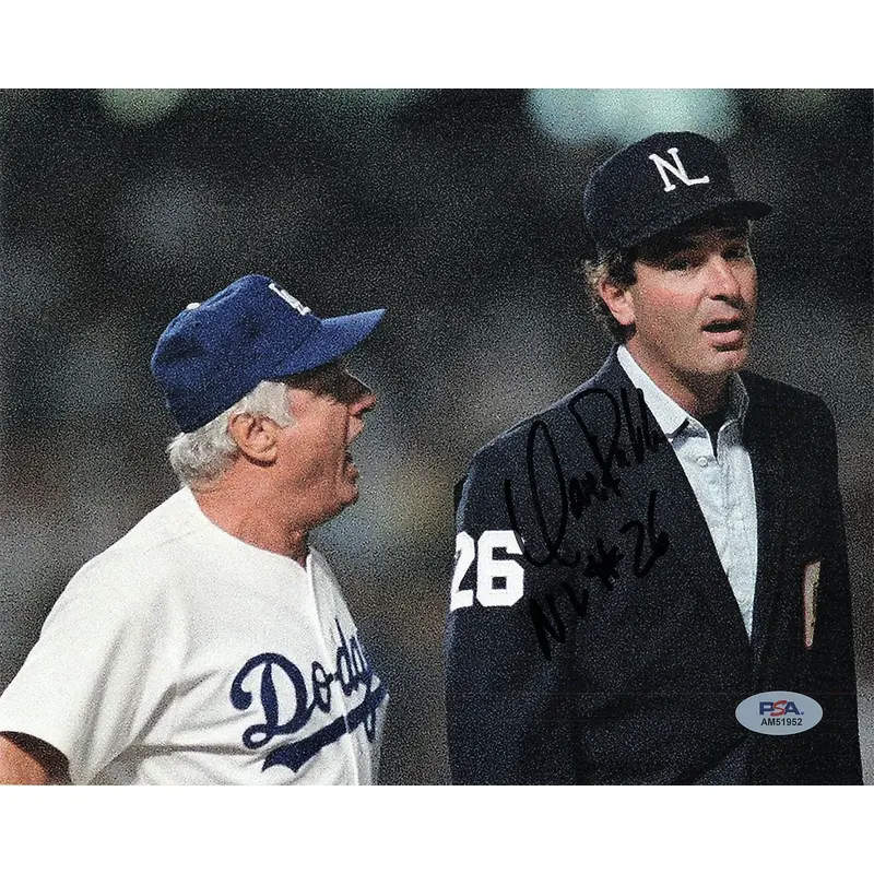 DAVE PALLONE signed 8x10 photo PSA/DNA MLB Autographed