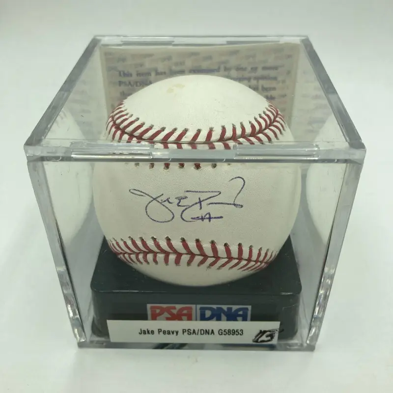 Jake Peavy Signed Major League Baseball PSA DNA Graded 10 GEM MINT