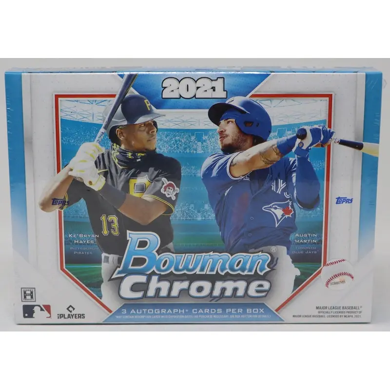 2021 Bowman Chrome Baseball Box (HTA) (3 Autos)