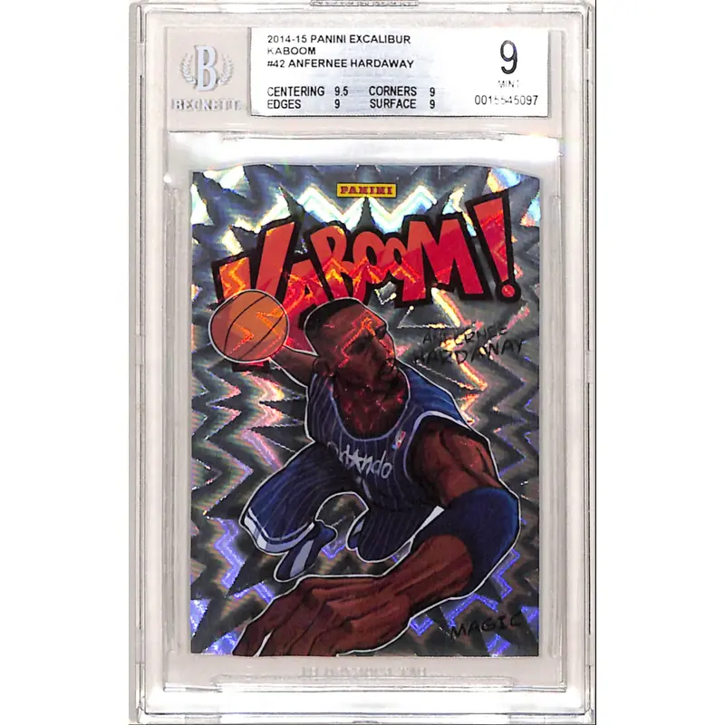 Anfernee Hardaway 2014 Panini Excalibur Kaboom BGS 9 Mint