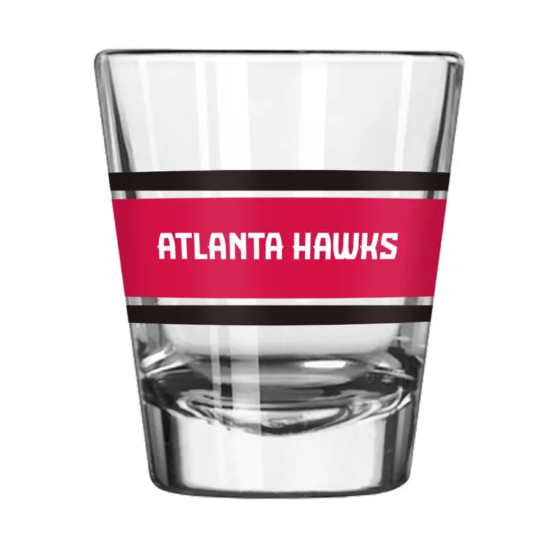 Atlanta Hawks 2oz Stripe Shot Glass
