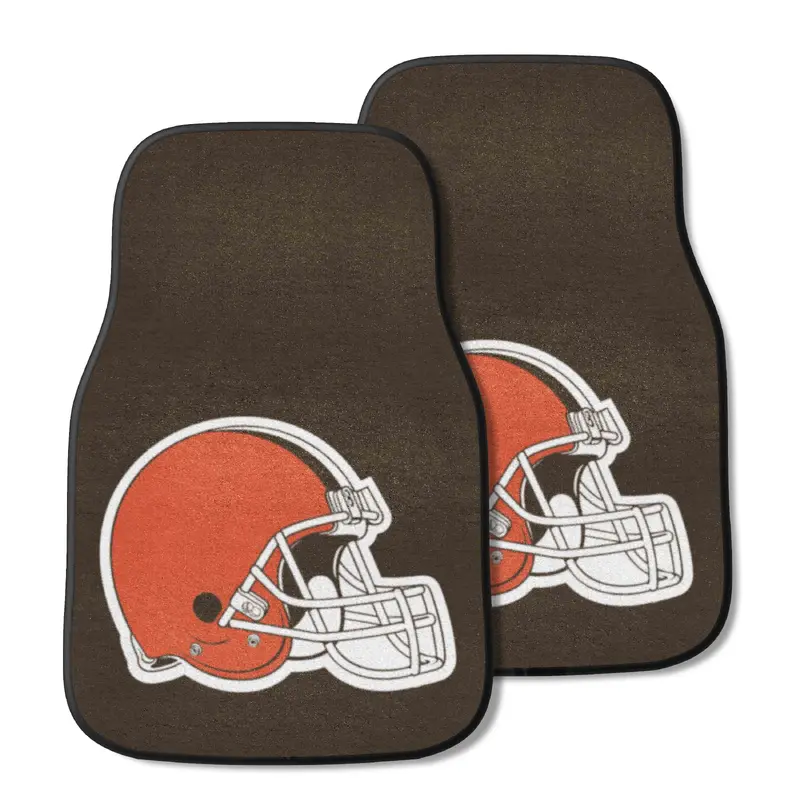 NFL - Cleveland Browns 2-pc Carpet Car Mat Set