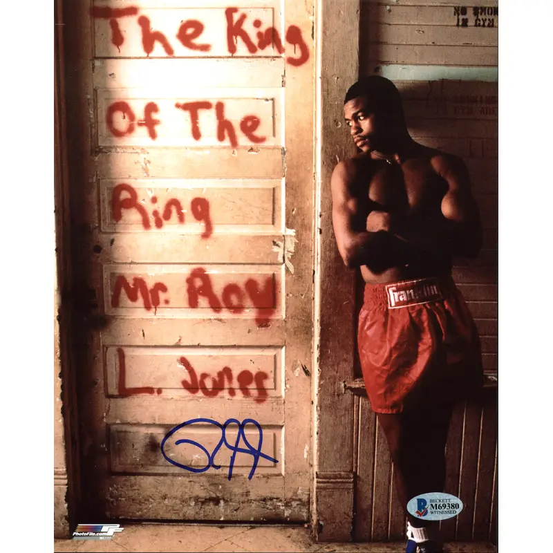 Roy Jones Jr. Authentic Signed Vertical 8x10 Photo Autographed BAS Witnessed 2