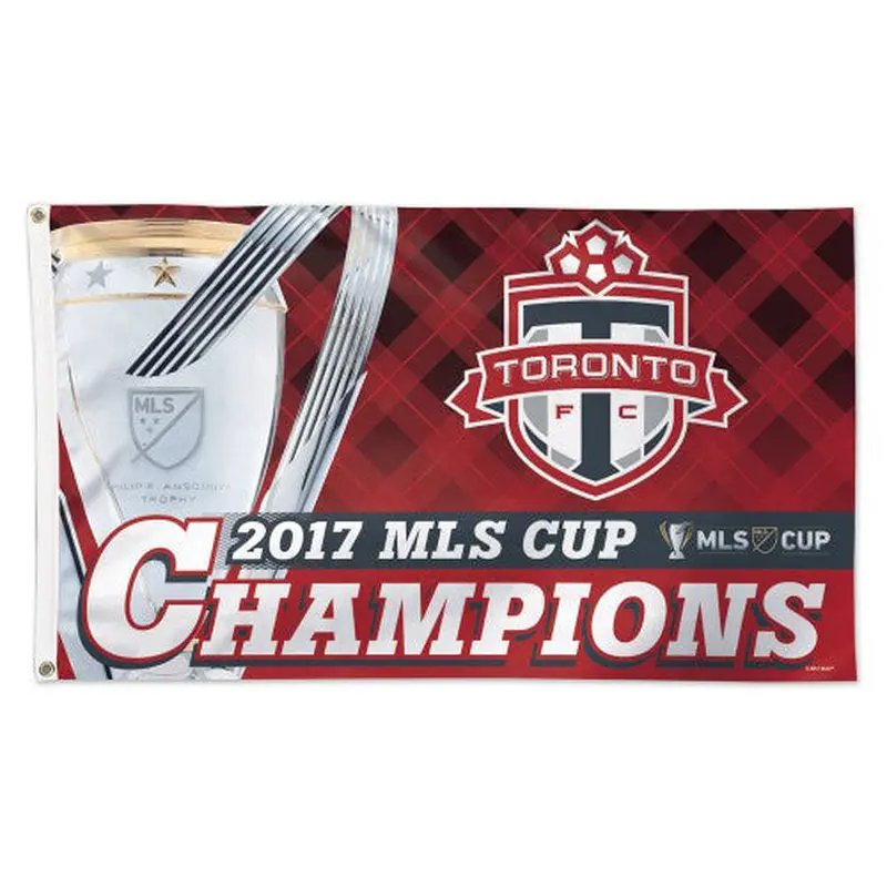 Toronto FC 2017 MLS CHAMPIONS Official Deluxe-Edition 3'x5' Banner FLAG - Wincraft Inc.