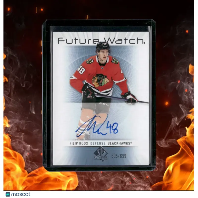 2022-23 SP Authentic Filip Roos 2012-13 Retro Future Watch Rookie Auto 695/699