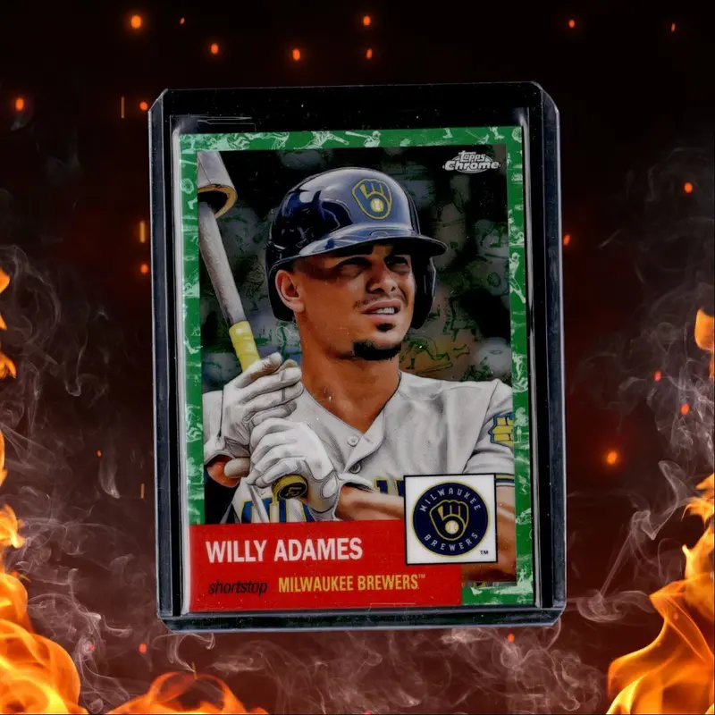 2022 Topps Chrome Platinum Anniversary Willy Adames Green Refractor 69/99 #379