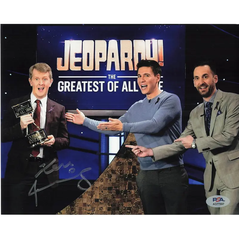 Ken Jennings signed 8x10 photo PSA/DNA Autographed Game Show Host