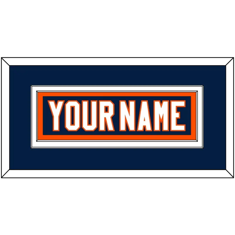 New York Nameplate - Home Blue (2007-2010) - Double Mat 2
