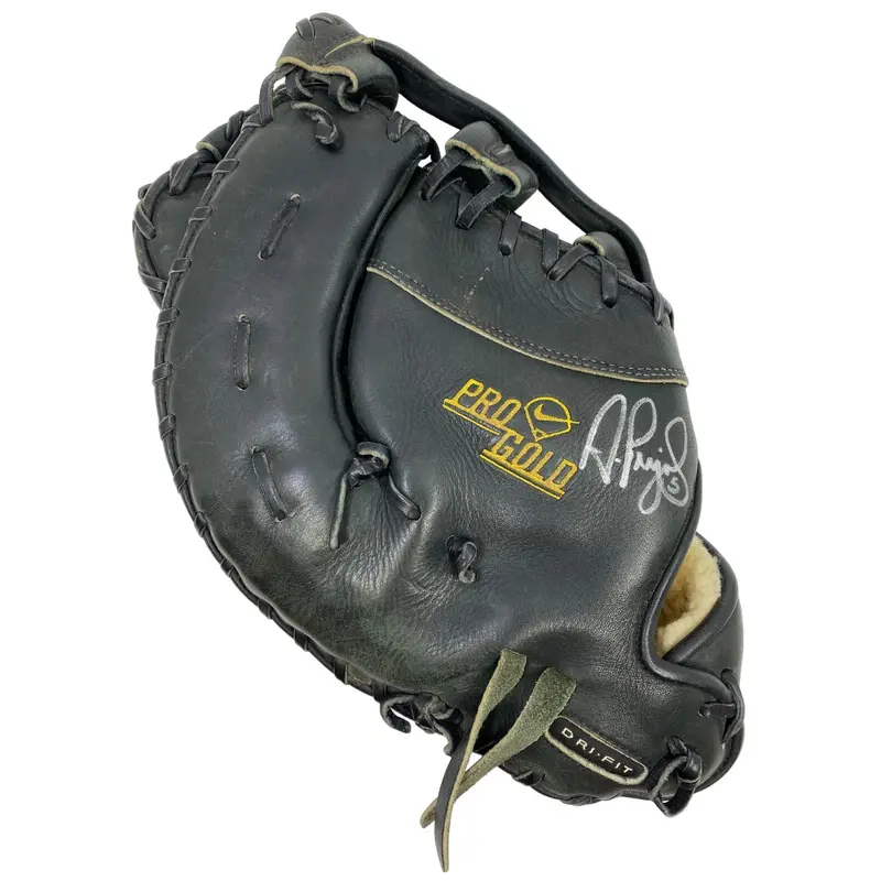 The Finest Albert Pujols 2001 Rookie Game Used Signed Baseball Glove PSA DNA
