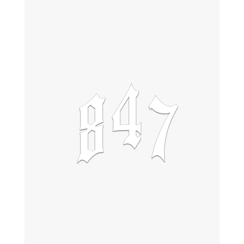 THE (847) VANQUISH PREMIUM DECAL