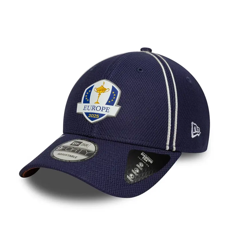 Ryder Cup Europe 2025 Replica Monday & Saturday Navy 9FORTY Adjustable Cap