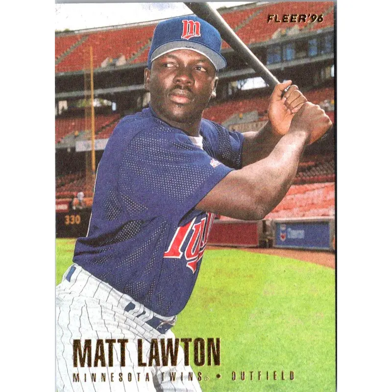 1996 Fleer Matt Lawton #167 Rookie