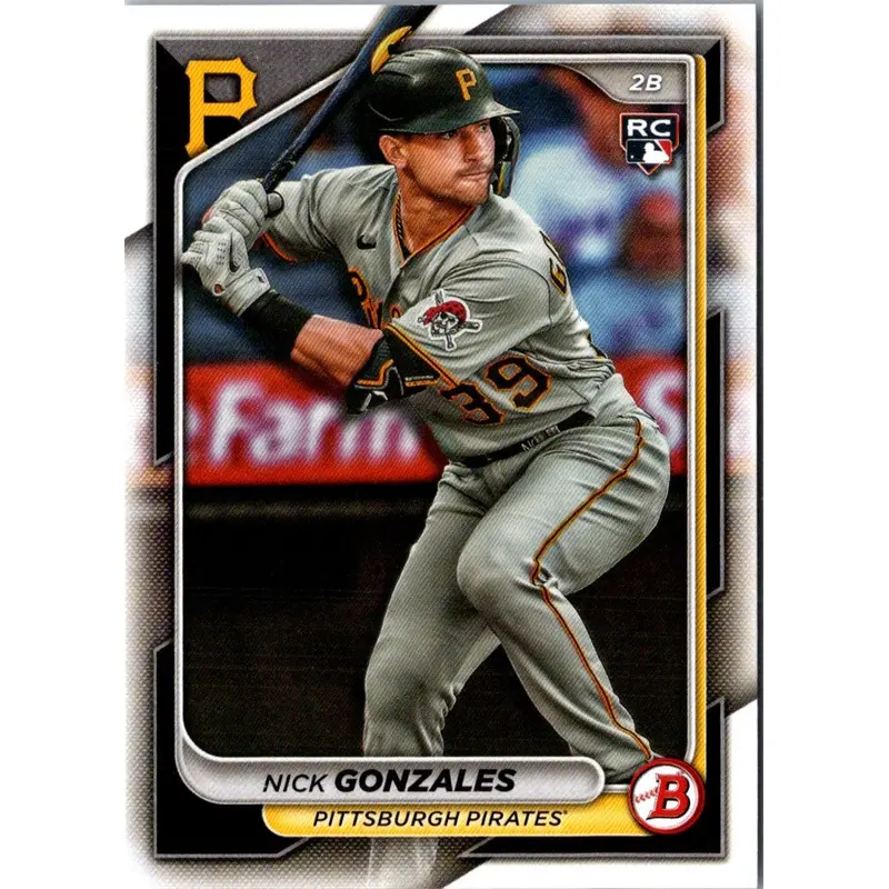 2024 Bowman Green Pattern Nick Gonzales #62