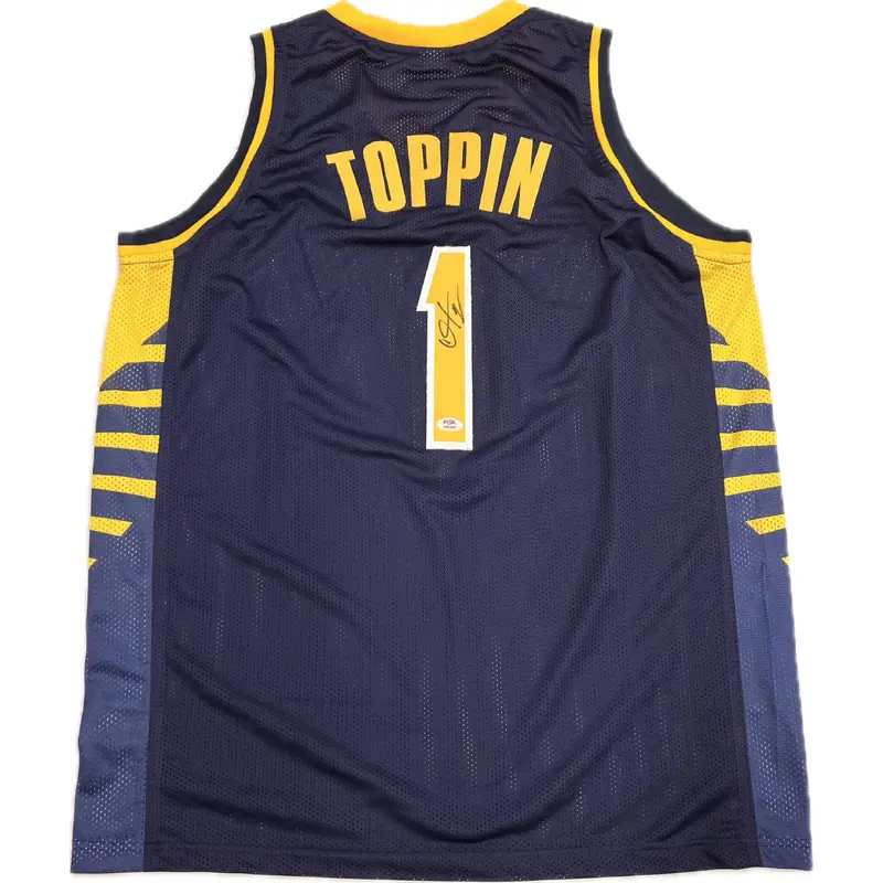 Obi Toppin signed jersey PSA/DNA Indiana Pacers Autographed