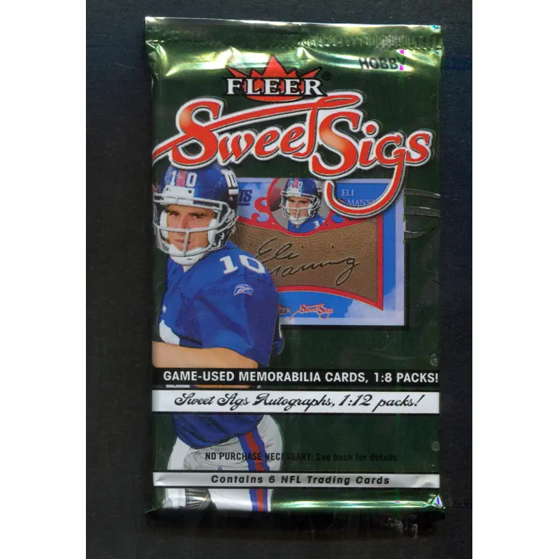 2004 Fleer Sweet Sigs Football Unopened Pack (Hobby) (6)