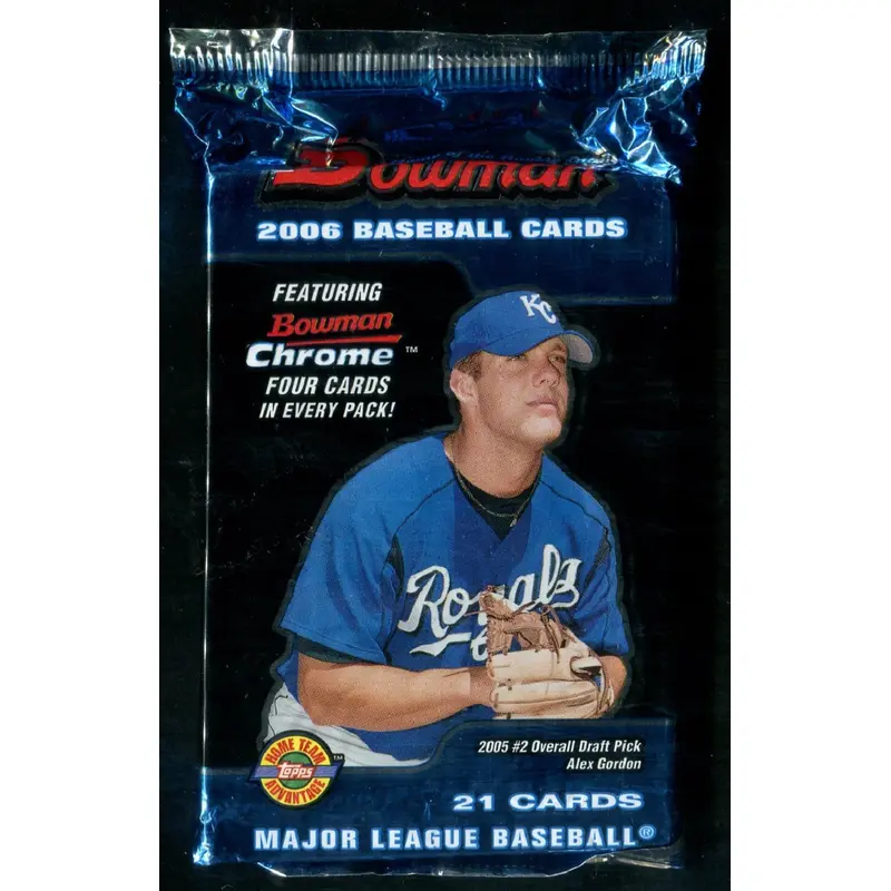 2006 Bowman Baseball Unopened Jumbo Pack (HTA) (21)