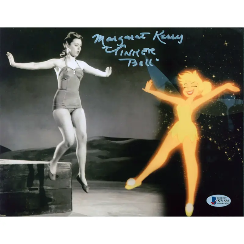 Margaret Kerry Peter Pan "Tinker Bell" Authentic Signed 8x10 Photo BAS #X71582