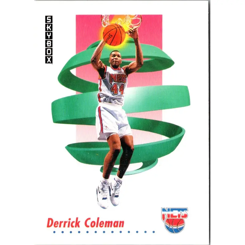 1991 SkyBox Derrick Coleman #180