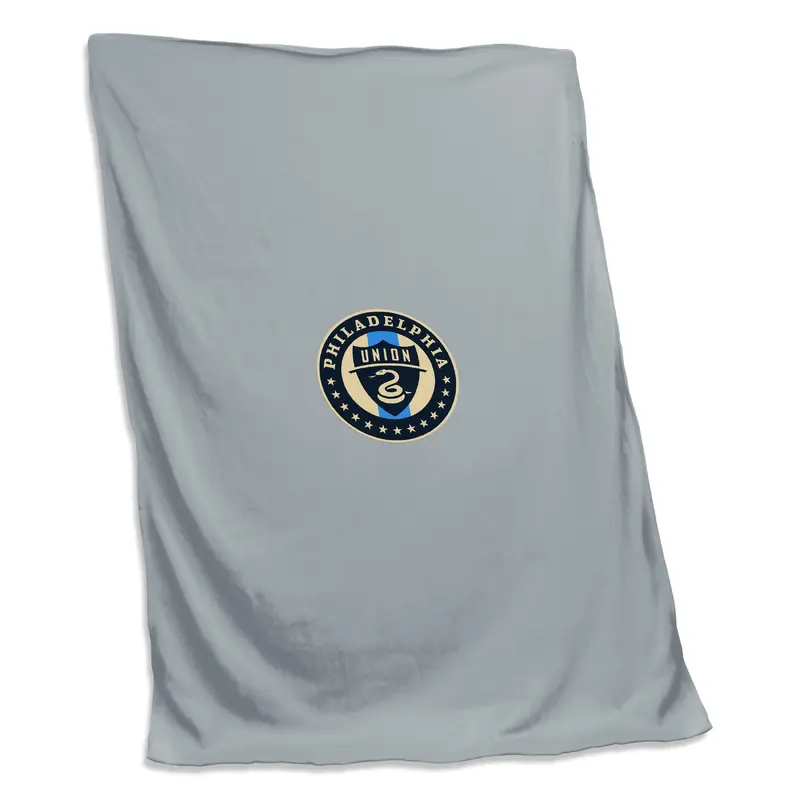 Philadelphia Union Gray Sweatshirt Blanket