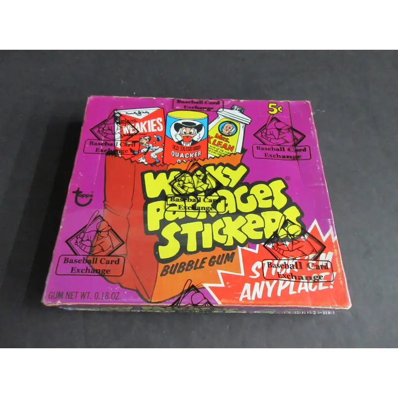 1973 Topps Wacky Packages Unopened Series 1 Wax Box (BBCE) (X1322)