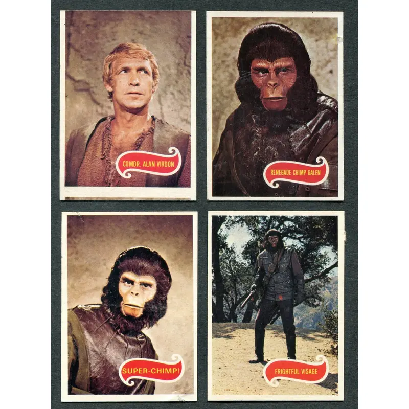 1975 Topps Planet Of The Apes Complete Set (66) EX/MT NM