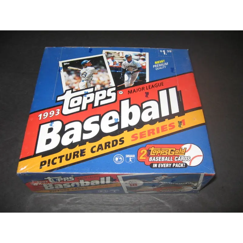 1993 Topps Baseball Series 1 Cello Box