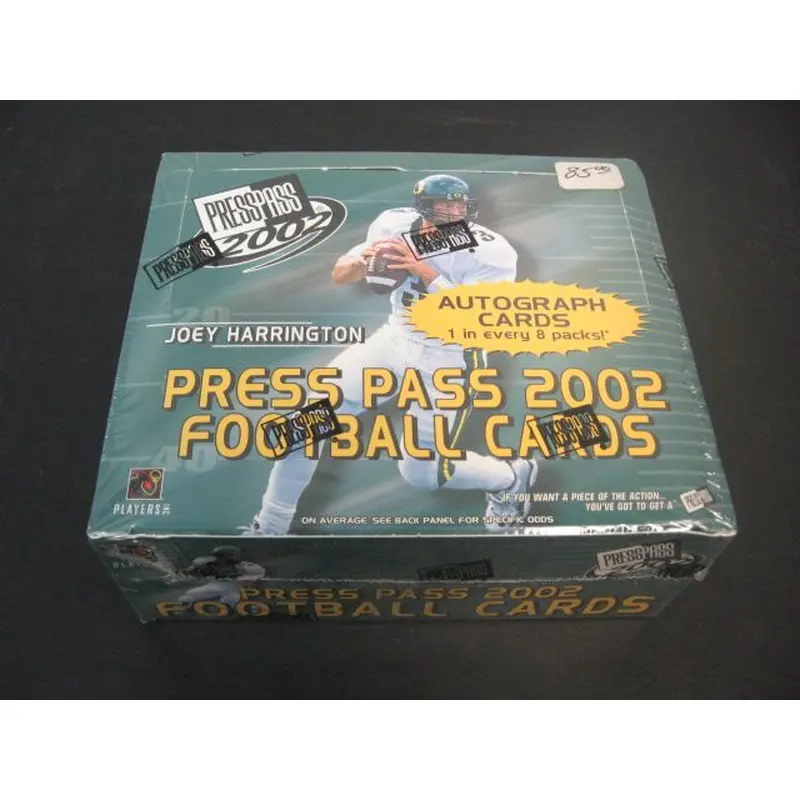 2002 Press Pass Football Hobby  Box