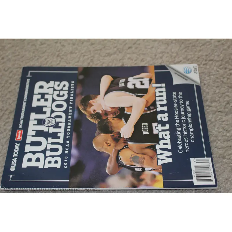 2010 USA Today Butler Bulldogs Tournament Finalists Oversized Paperback Book