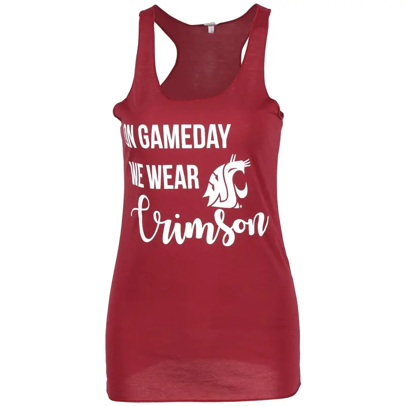 Game Day Crimson Tank Top