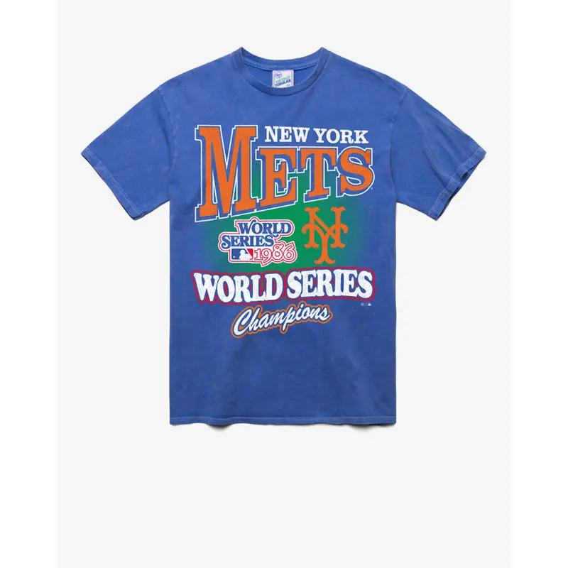 NEW YORK METS COOPERSTOWN WORLD SERIES LOCKER VINTAGE '47 TUBULAR TEE
