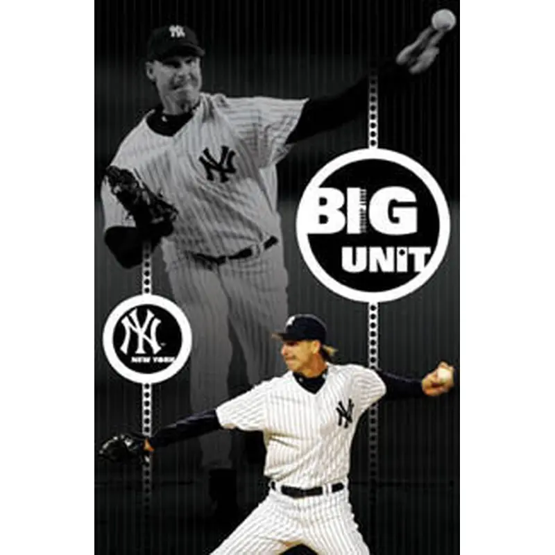 Randy Johnson "Big Unit: Pinstripes" New York Yankees Poster - Costacos 2005