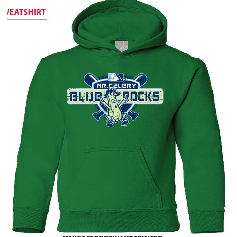Youth Kelly Green Celery Crossed Bats Hoodie
