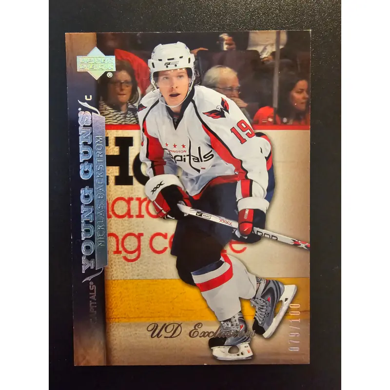2007-08 Upper Deck - UD Exclusives - Young Guns - Nicklas Backstrom #249 /100 RC