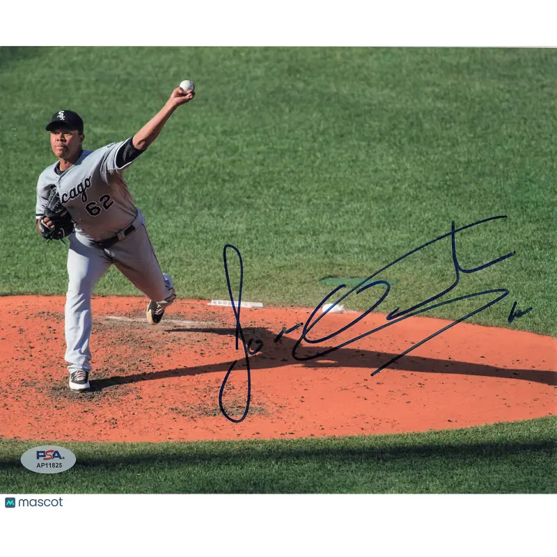 Jose Quintana Signed 8x10 Photo PSA Chicago White Sox
